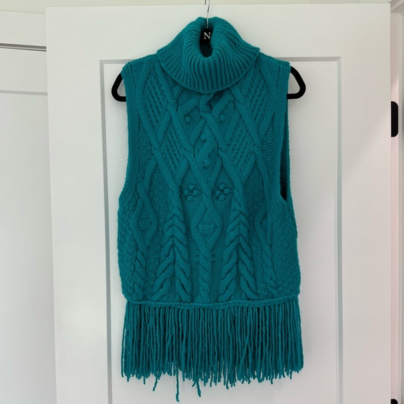 BLUE ZARA SWEATER VEST - Picture 3 of 4